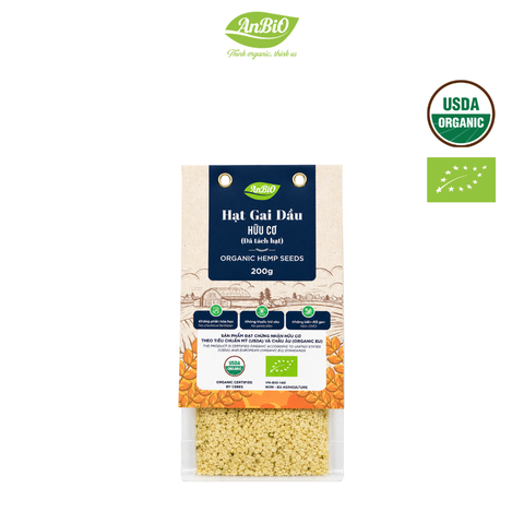 Hạt gai dầu hữu cơ đã tách vỏ Anbio 200g