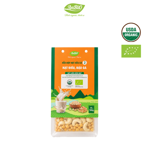 Hỗn hợp hạt hữu cơ số 2 ( Hạt điều - Đậu gà)