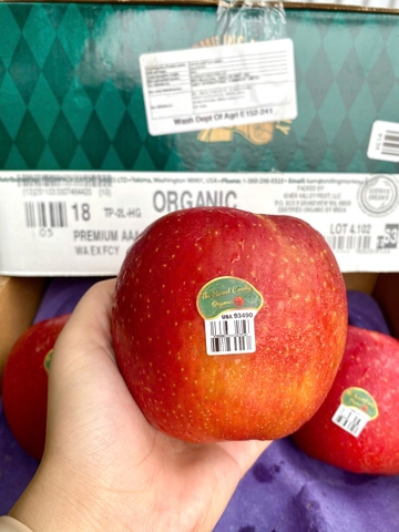 Táo tươi hữu cơ Evercrisp Mỹ 3A-18