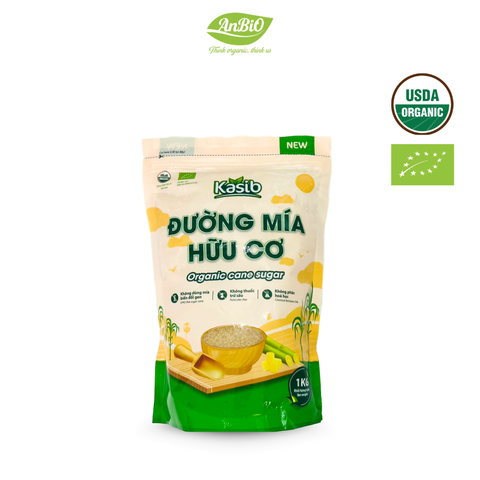 Đường mía hữu cơ Kasib 1 kg