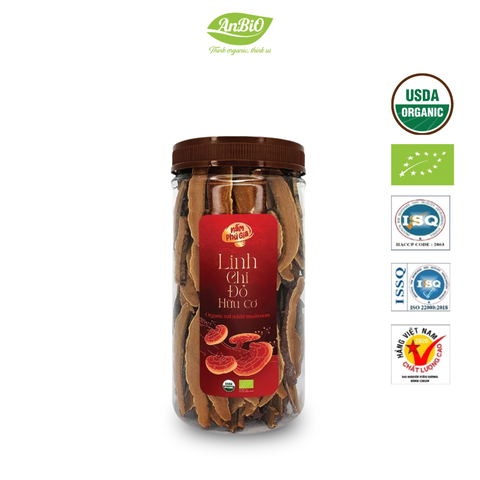 Nấm Linh Chi đỏ Organic thái lát/nguyên chiếc (Hộp)