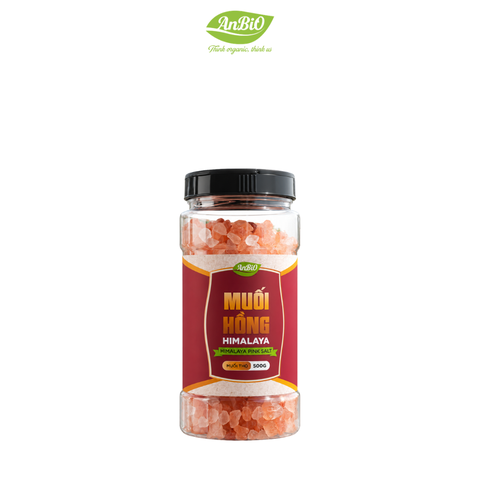 Muối hồng Himalaya Anbio dạng thô 500g