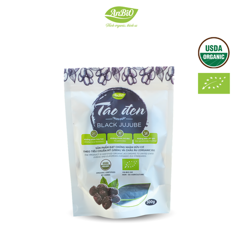 Táo đen hữu cơ (BLACK JUJUBE) Anbio 300g