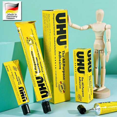 [Bông bán Len] Keo Dán Đa Năng UHU Dính Mọi Bề Mặt, Bền Chắc, Dễ Sử Dụng