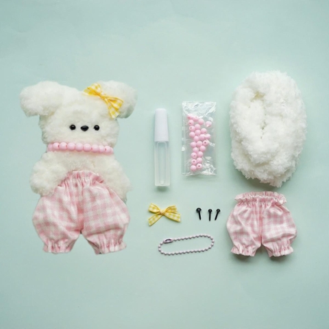 [Bông bán Len] Set làm Thú bông xinh xắn DIY Thú Nhồi Bông Đồ Chơi Toy valentine blind box Phát Nhạc