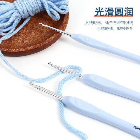 [Bông bán len] Kim móc len SKC loại 1 phù hợp móc khăn, mũ nón đa dạng dòng len