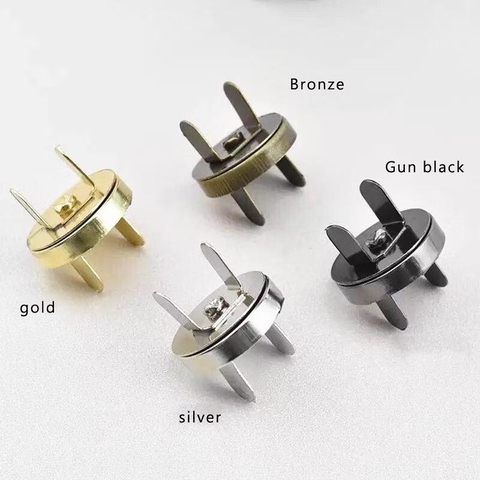 [Bông bán Len] Nút Hít Nam Châm 18mm - Phụ Kiện Làm Túi, Phụ Kiện Handmade