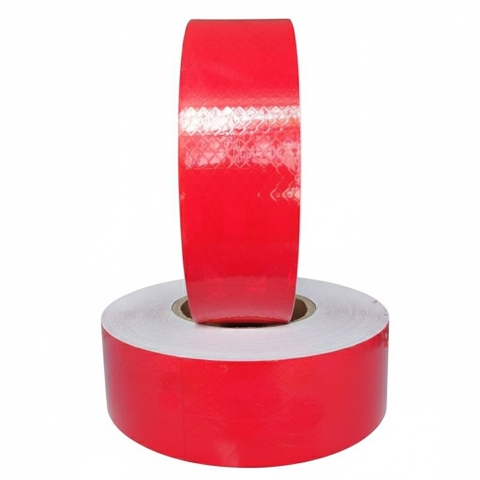 Cuộn Dán Phản Quang Màu Đỏ – Khổ 5cm – Dài 45m