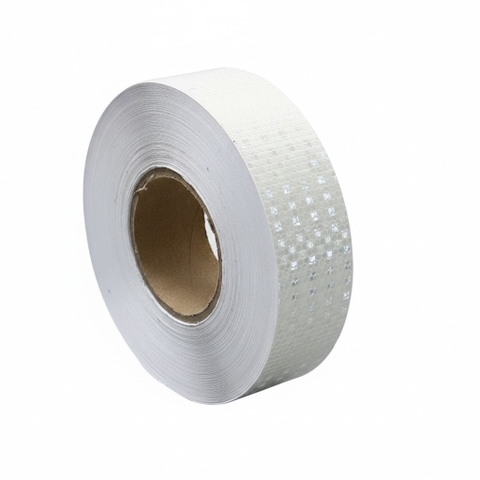 Cuộn Dán Phản Quang Màu Trắng – Khổ 5cm – Dài 45m
