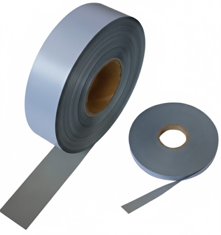 Cuộn Dây Phản Quang Vải Màu Ghi – Khổ 5cm