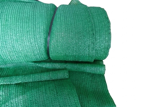 Lưới che bụi che nắng HDPE xanh lá cây khổ 1.5m–4.5m