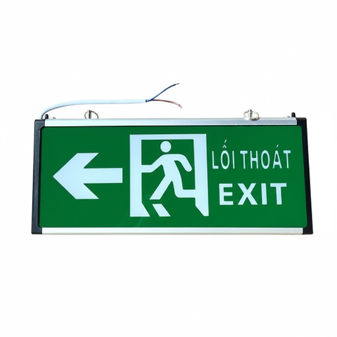 Đèn Exit 2 Mặt Chỉ Sáng Khi Mất Điện – Đèn Sự Cố Thoát Hiểm Hai Mặt