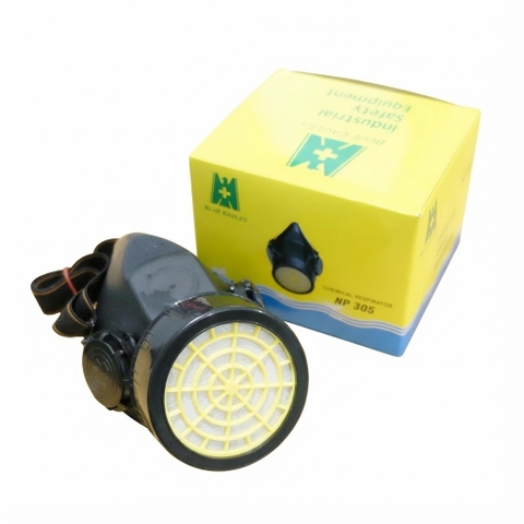 Mặt Nạ Phòng Độc NP305 / SP52 Cao Su Tự Nhiên 1 Phin 2 Van Thở