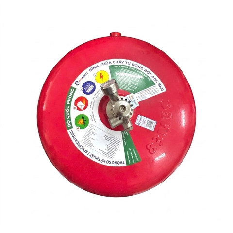 Bình chữa cháy tự động bột ABC 8kg 83MEC Bộ Quốc Phòng