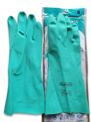 Găng Tay Chống Hóa Chất Nitrile Flocklined Rubberex RNF18 Super Nitrile