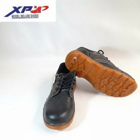 Giày da mũi sắt bảo hộ lao động XP xịn kếp A005K