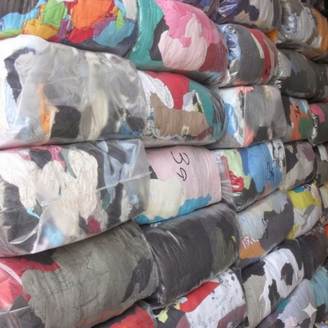 Giẻ lau màu cotton sử dụng trong công nghiệp