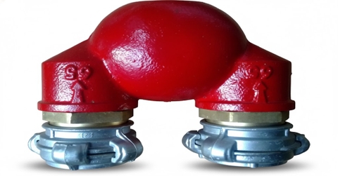 Họng tiếp nước 2 đầu ra D65 cho hệ thống PCCC