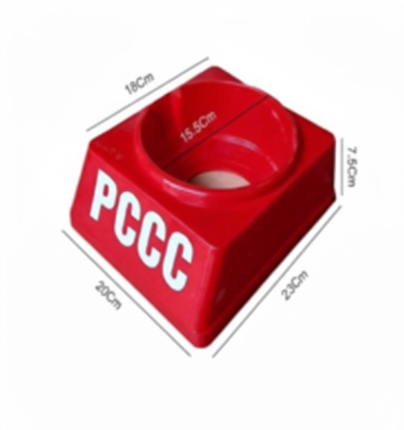 Kệ Để 1 Bình Chữa Cháy – Đế Đỡ Bình PCCC Nhựa