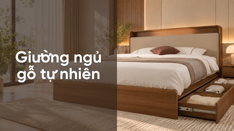 Cách chọn giường ngủ gỗ tự nhiên theo nhu cầu của gia đình