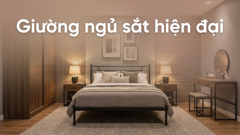 Bí quyết mua giường ngủ sắt hiện đại đẹp, chắc và bền lâu