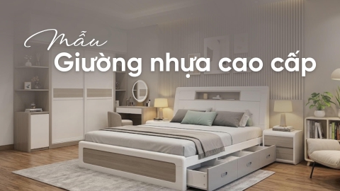 Những mẫu giường nhựa cao cấp đẹp đáng cân nhắc hiện nay