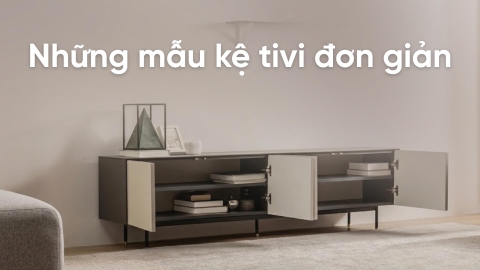 Những mẫu kệ tivi đơn giản, hiện đại giúp tối ưu không gian