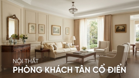 Có nên chọn nội thất phòng khách tân cổ điển cho gia đình?