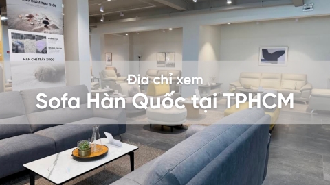 Địa chỉ xem sofa Hàn Quốc tại TPHCM và cách chọn phù hợp