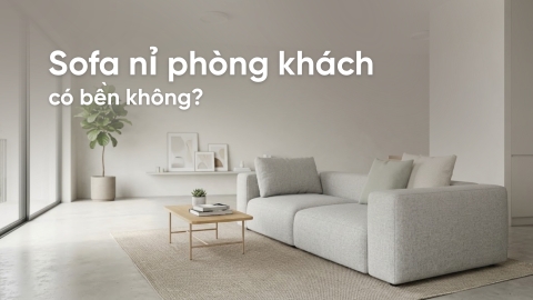 Sofa nỉ phòng khách có bền không? 5 Sự thật bạn cần biết