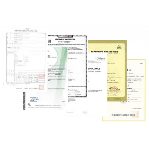 Explosion-proof certified products