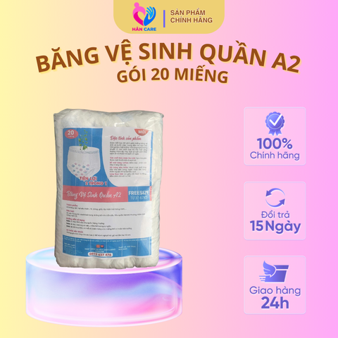 BVS QUẦN HÀNG A2 GÓI 20 MIẾNG