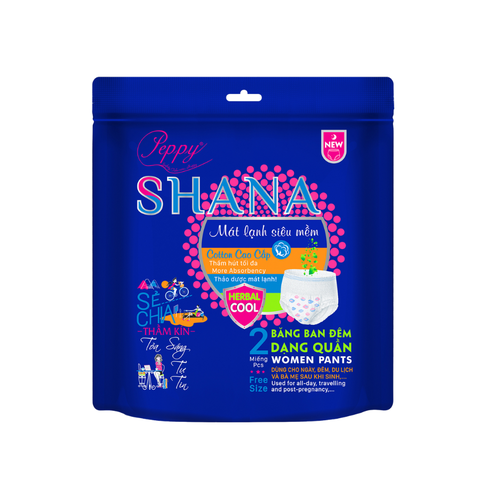 BĂNG VỆ SINH QUẦN SHANA (2 MIẾNG)