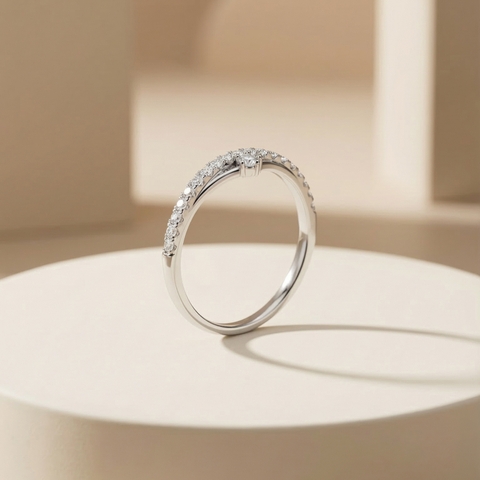 Nhẫn Platinum thiết kế Pierya BN JEWELRY