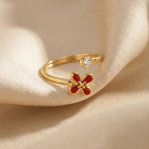 Nhẫn GF 14K thiết kế Flora BN JEWELRY