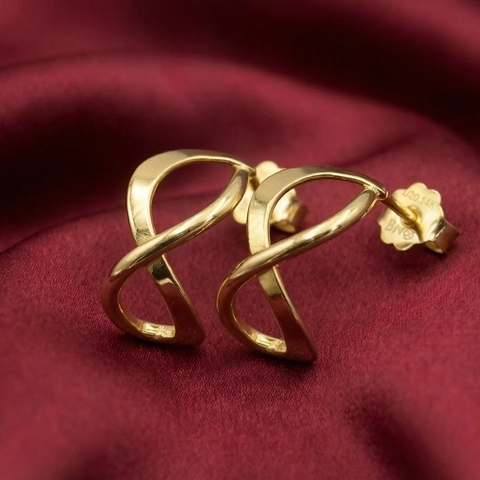 Bông tai thiết kế Duo Infinity BN JEWELRY