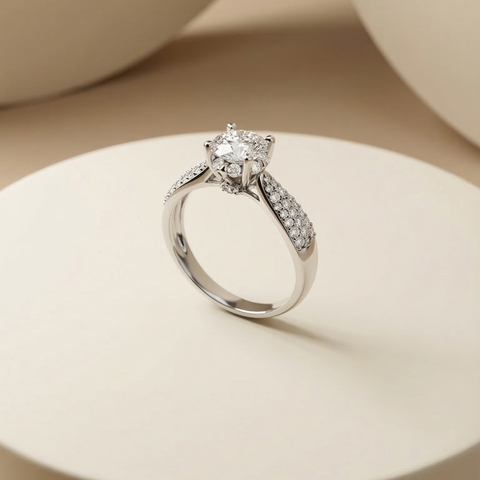 Nhẫn Platinum thiết kế Cenny BN JEWELRY | 6.0 ly