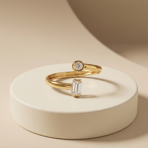 Nhẫn GF 14K thiết kế Harmony Bond BN JEWELRY