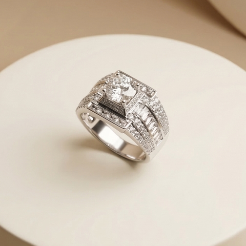 Nhẫn Platinum thiết kế Ramses BN JEWELRY