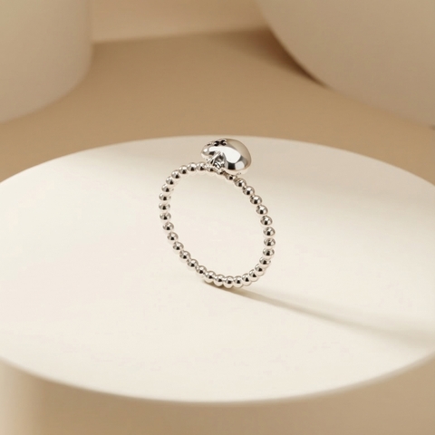 Nhẫn GF 14K thiết kế Mini Bead mặt trái tim Éternel BN JEWELRY