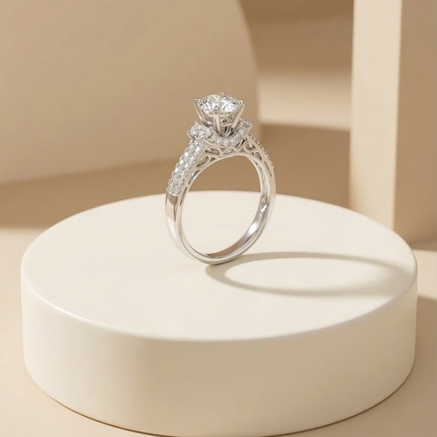 Nhẫn Platinum thiết kế Paswin BN JEWELRY | 6.0 li