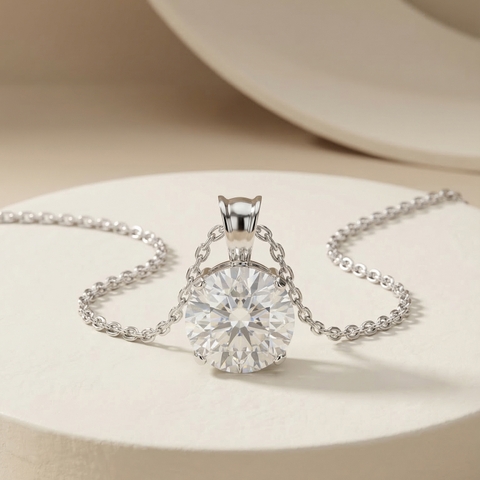 Mặt dây chuyền GF 14K thiết kế Venus  đá moissanite BN JEWELRY | đá 7.0 ly