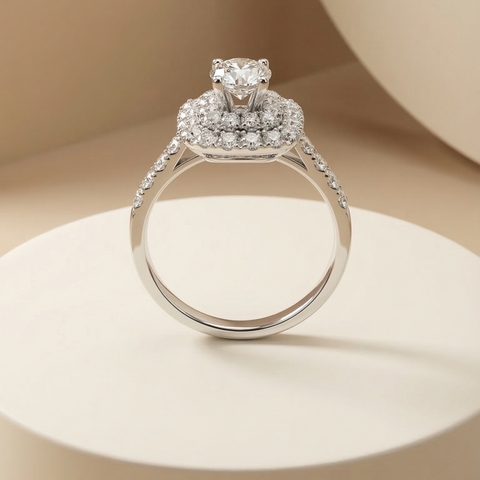 Nhẫn Platinum thiết kế Liorit BN JEWELRY | 5.0 li