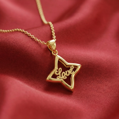 Mặt dây chuyền ngôi sao bốn cánh Polaris Frame Of Love BN JEWELRY