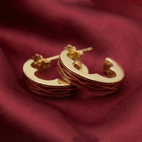 Bông tai vân gợn sóng Ladies Boho BN JEWLERY