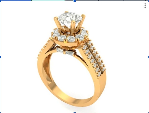 Nhẫn thiết kế Halo Cadence BN JEWELRY | NGY1545_Au20 (Công chế tác hoàn thiện)~0.54 chỉ
