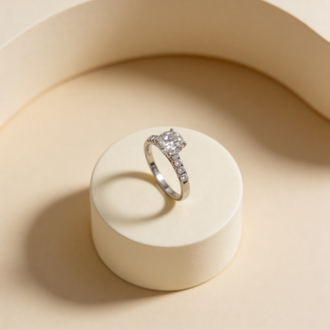 Nhẫn Platinum thiết kế Pave Mannas BN JEWELRY | 8.0 li