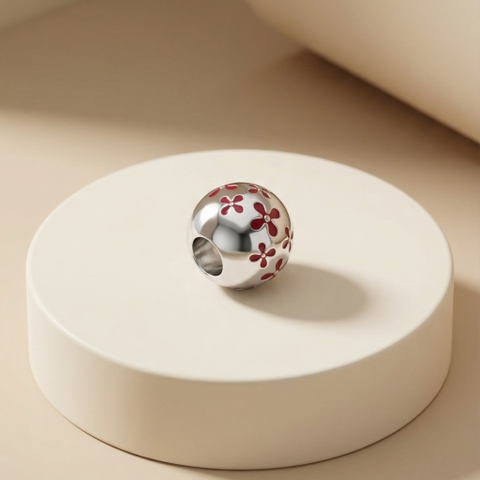 Mặt dây chuyền GF 14K thiết kế charm bi hoa 4 cánh BN JEWELRY | PK500_E