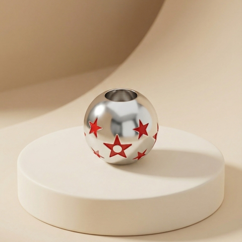 Mặt dây chuyền GF 14K thiết kế charm bi ngôi sao mini BN JEWELRY | PK486_E