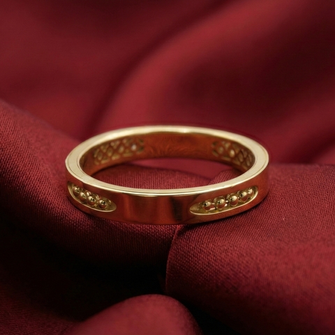 Nhẫn thiết kế hạt bi nhỏ Binary BN JEWELRY